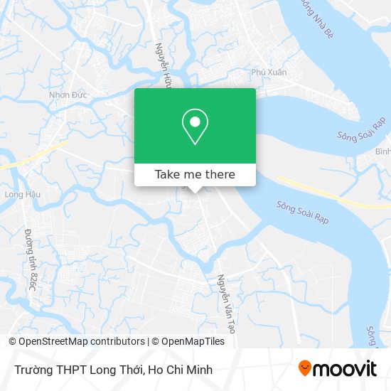 Trường THPT Long Thới map