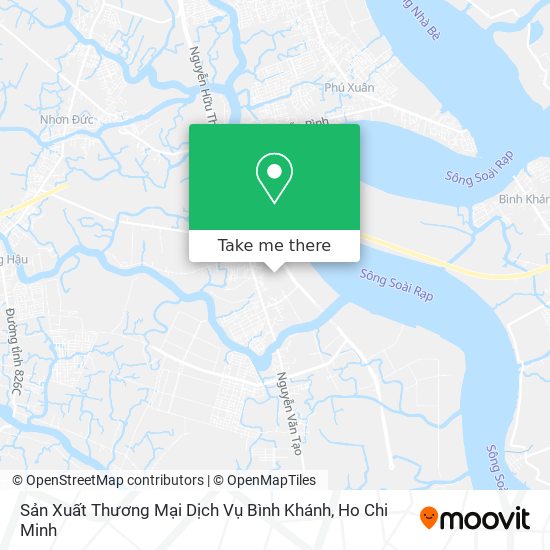 Sản Xuất Thương Mại Dịch Vụ Bình Khánh map