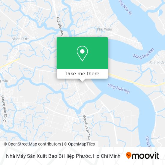 Nhà Máy Sản Xuất Bao Bì Hiệp Phước map