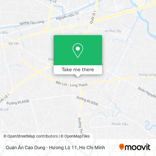 Quán Ăn Cao Dung - Hương Lộ 11 map