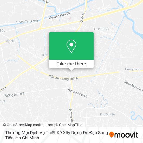 Thương Mại Dịch Vụ Thiết Kế Xây Dựng Đo Đạc Song Tiến map