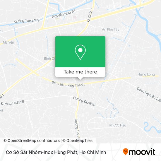 Cơ Sở Sắt Nhôm-Inox Hùng Phát map