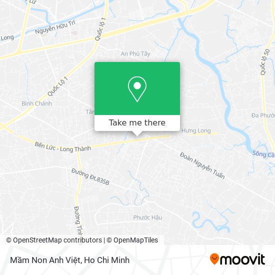 Mầm Non Anh Việt map