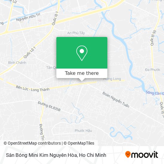 Sân Bóng Mini Kim Nguyên Hòa map