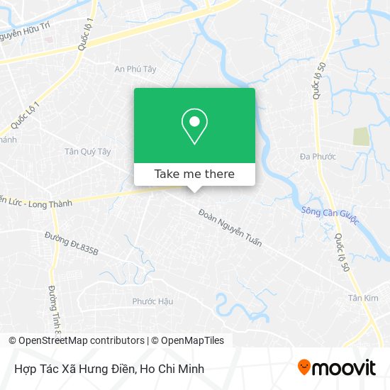 Hợp Tác Xã Hưng Điền map