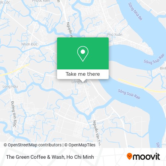 The Green Coffee & Wash map