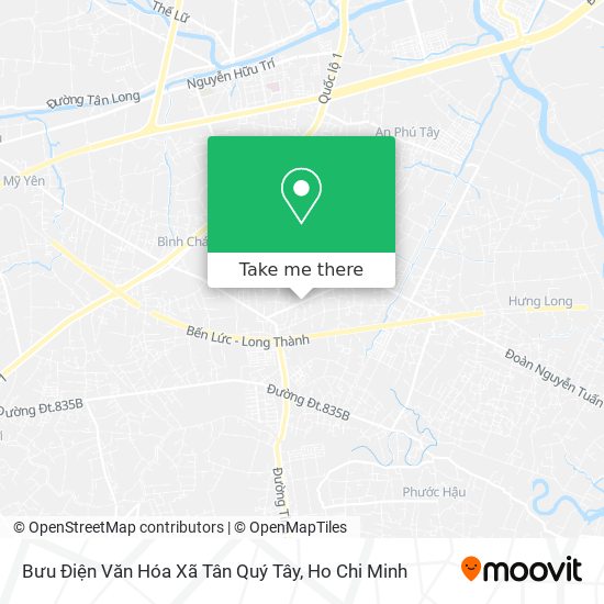 Bưu Điện Văn Hóa Xã Tân Quý Tây map