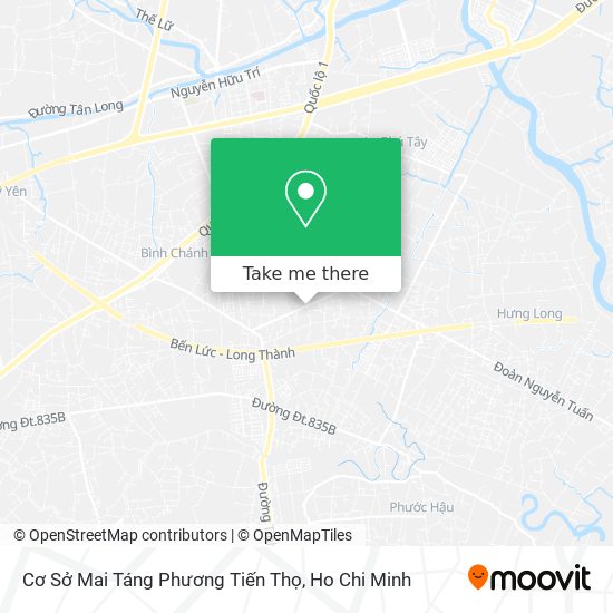 Cơ Sở Mai Táng Phương Tiến Thọ map