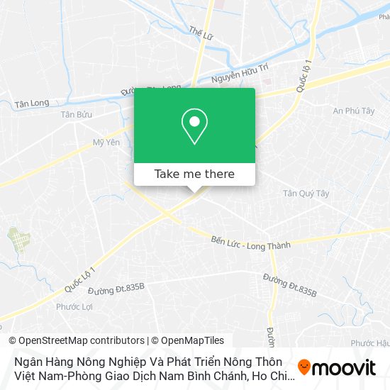 Ngân Hàng Nông Nghiệp Và Phát Triển Nông Thôn Việt Nam-Phòng Giao Dịch Nam Bình Chánh map