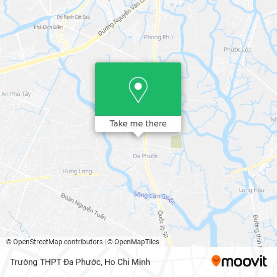 Trường THPT Đa Phước map