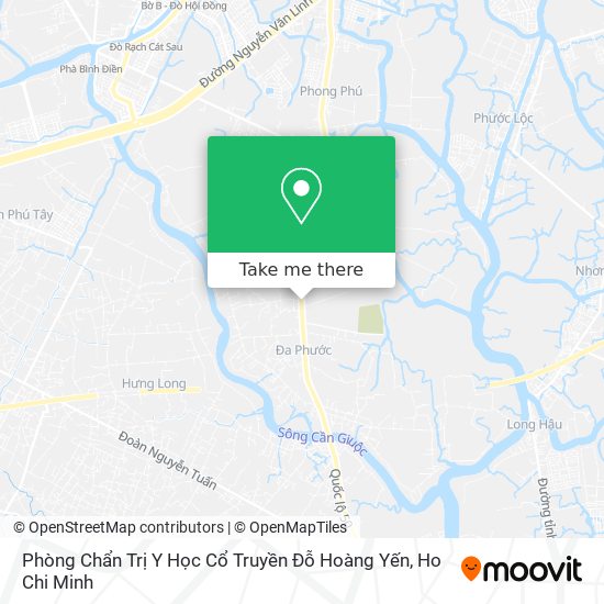 Phòng Chẩn Trị Y Học Cổ Truyền Đỗ Hoàng Yến map