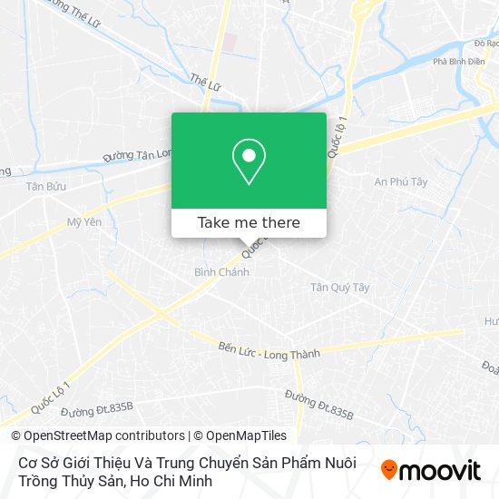 Cơ Sở Giới Thiệu Và Trung Chuyển Sản Phẩm Nuôi Trồng Thủy Sản map