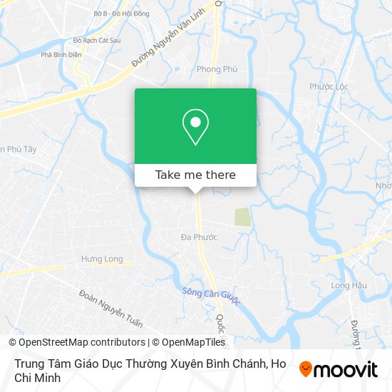 Trung Tâm Giáo Dục Thường Xuyên Bình Chánh map