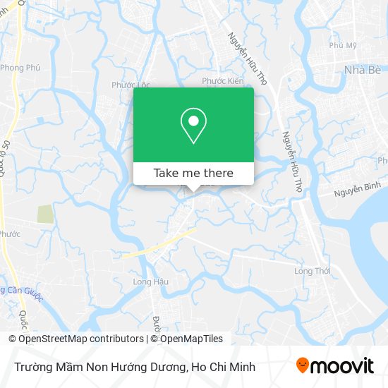 Trường Mầm Non Hướng Dương map