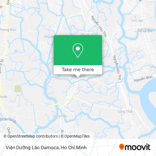 Viện Dưỡng Lão Damoca map