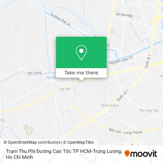 Trạm Thu Phí Đường Cao Tốc TP HCM-Trung Lương map