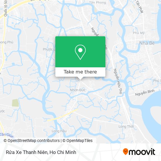 Rửa Xe Thanh Niên map