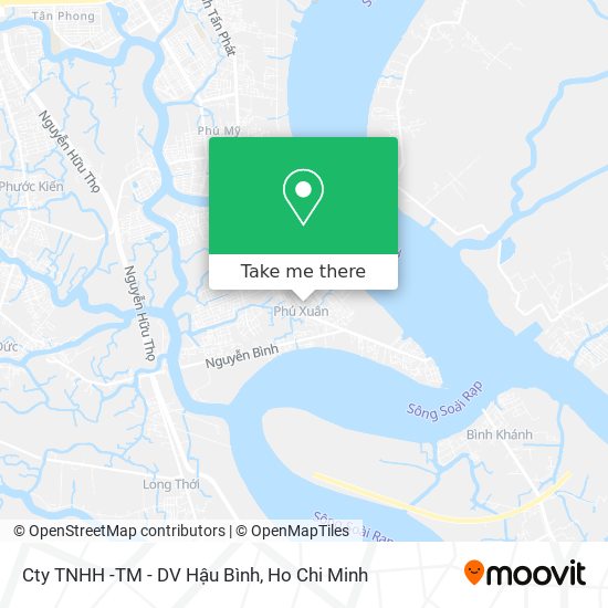 Cty TNHH -TM - DV Hậu Bình map