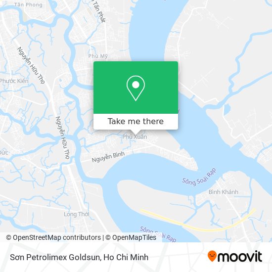 Sơn Petrolimex Goldsun map