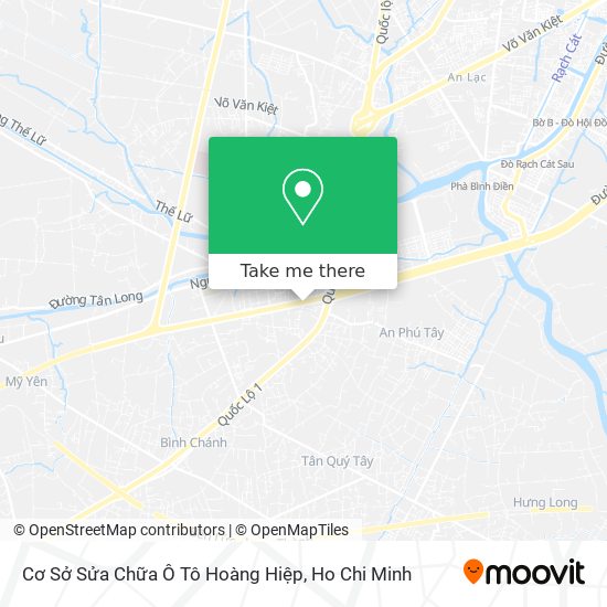 Cơ Sở Sửa Chữa Ô Tô Hoàng Hiệp map