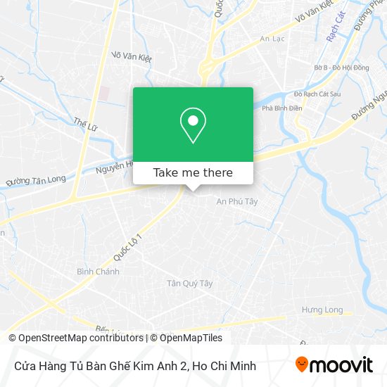 Cửa Hàng Tủ Bàn Ghế Kim Anh 2 map