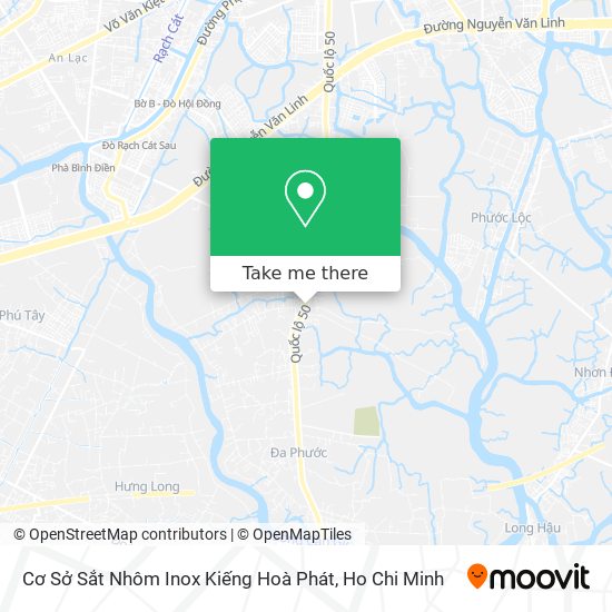 Cơ Sở Sắt Nhôm Inox Kiếng Hoà Phát map