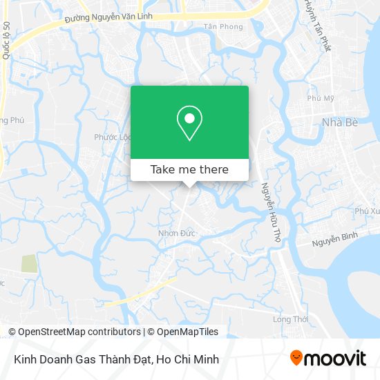 Kinh Doanh Gas Thành Đạt map