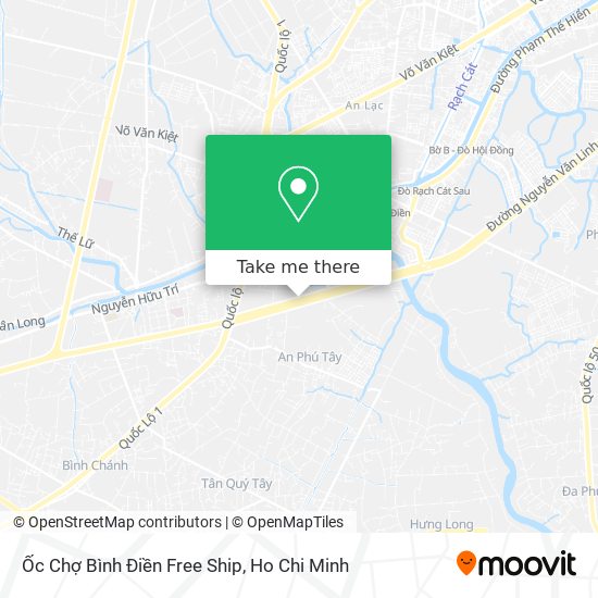 Ốc Chợ Bình Điền Free Ship map