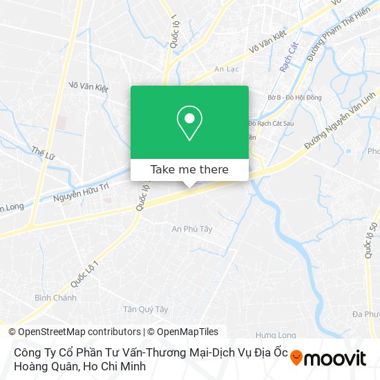 Công Ty Cổ Phần Tư Vấn-Thương Mại-Dịch Vụ Địa Ốc Hoàng Quân map