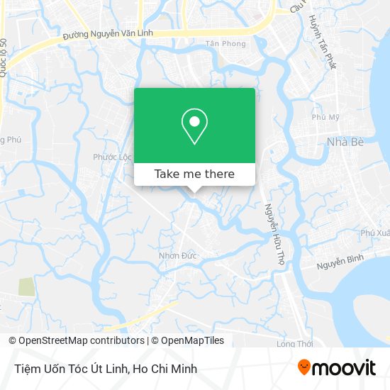 Tiệm Uốn Tóc Út Linh map