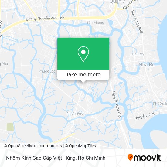 Nhôm Kính Cao Cấp Việt Hùng map