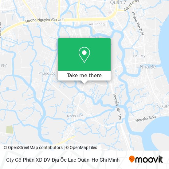 Cty Cổ Phần XD DV Địa Ốc Lạc Quần map