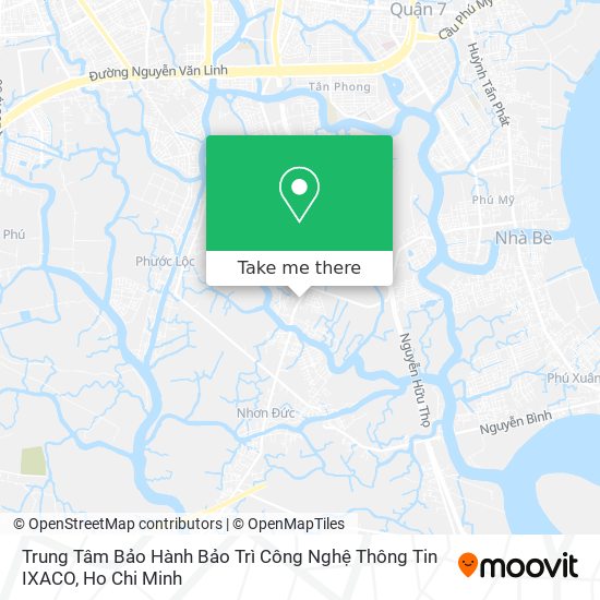 Trung Tâm Bảo Hành Bảo Trì Công Nghệ Thông Tin IXACO map