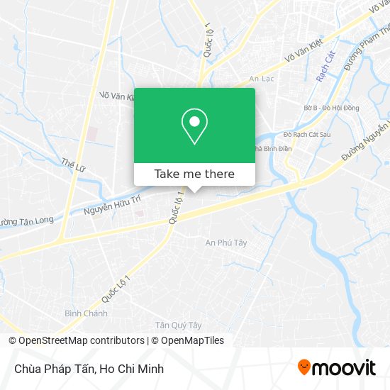 Chùa Pháp Tấn map