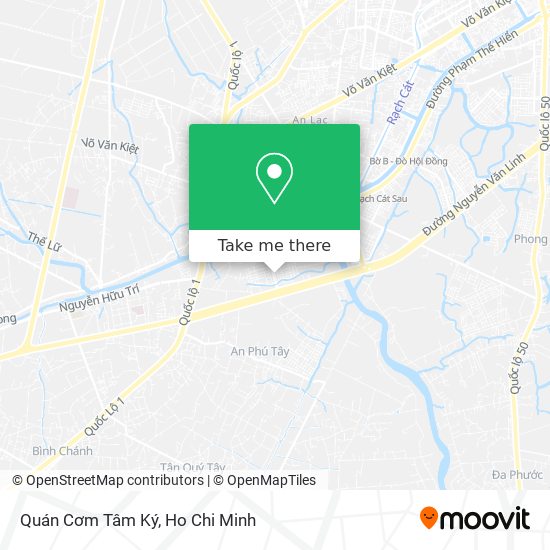 Quán Cơm Tâm Ký map