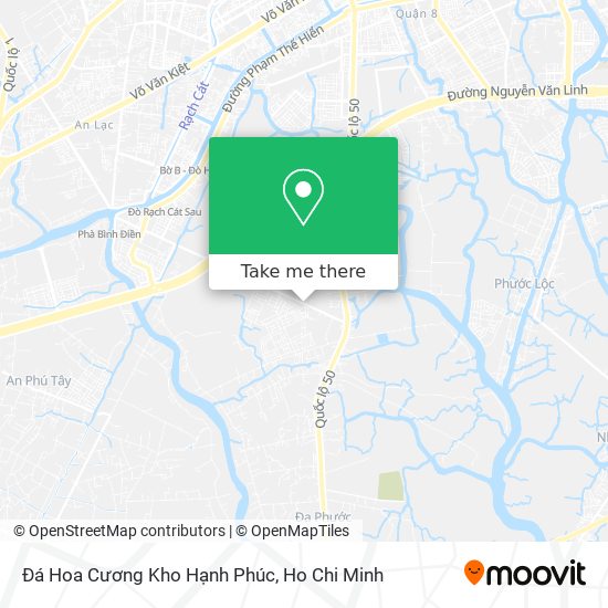 Đá Hoa Cương Kho Hạnh Phúc map