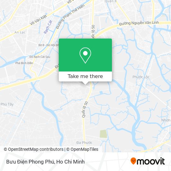 Bưu Điện Phong Phú map