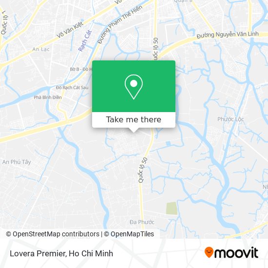 Lovera Premier map