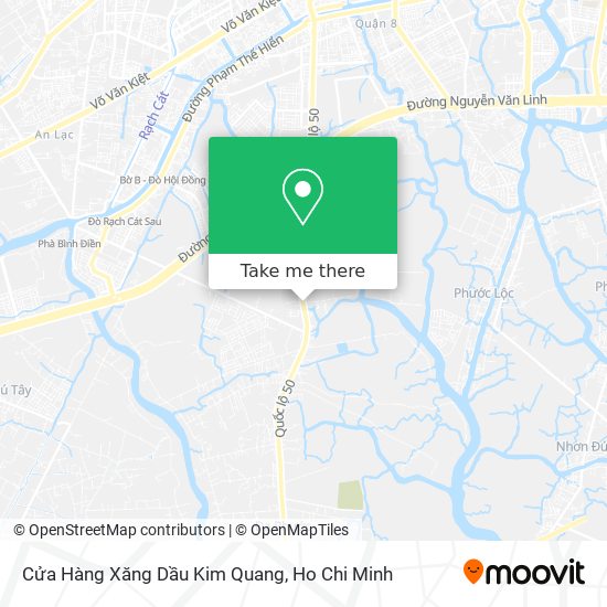 Cửa Hàng Xăng Dầu Kim Quang map