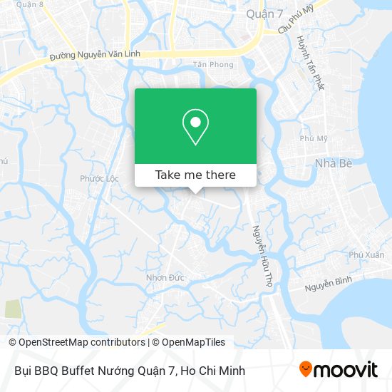 Bụi BBQ Buffet Nướng Quận 7 map
