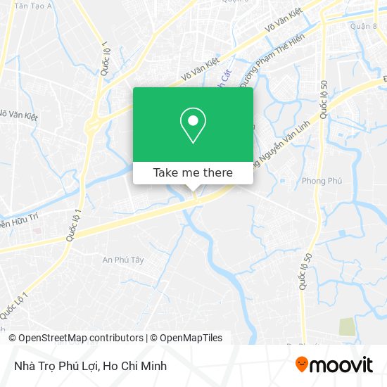 Nhà Trọ Phú Lợi map