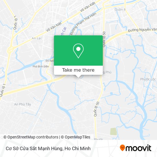 Cơ Sở Cửa Sắt Mạnh Hùng map