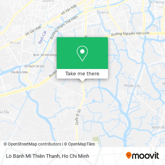 Lò Bánh Mì Thiên Thanh map