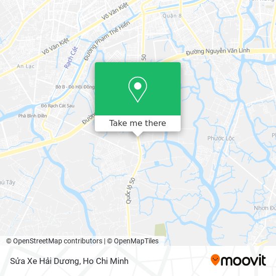 Sửa Xe Hải Dương map