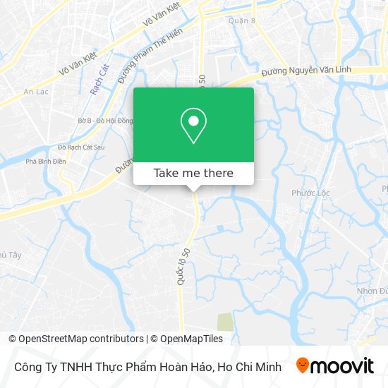 Công Ty TNHH Thực Phẩm Hoàn Hảo map