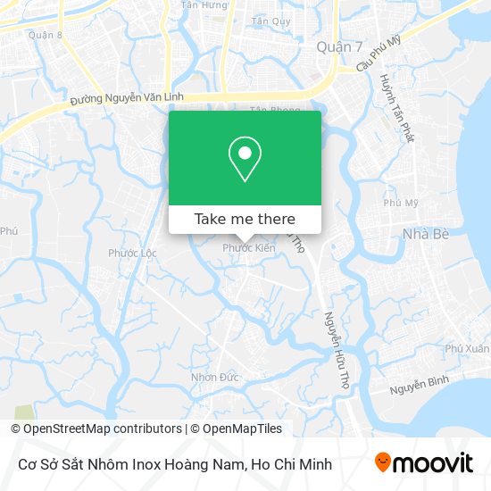 Cơ Sở Sắt Nhôm Inox Hoàng Nam map