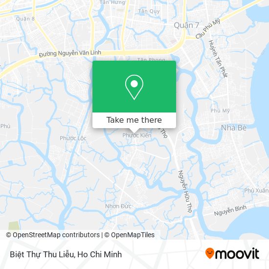 Biệt Thự Thu Liễu map