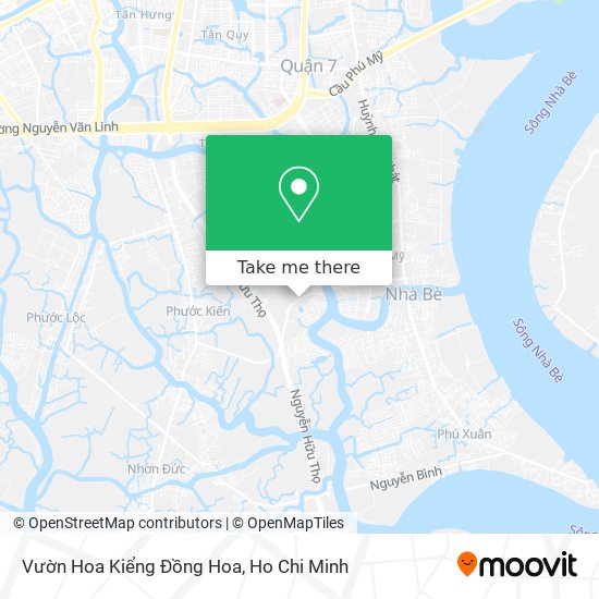 Vườn Hoa Kiểng Đồng Hoa map