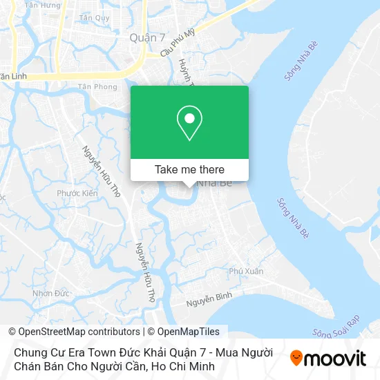 Chung Cư Era Town Đức Khải Quận 7 - Mua Người Chán Bán Cho Người Cần map