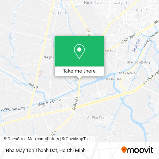 Nhà Máy Tôn Thành Đạt map